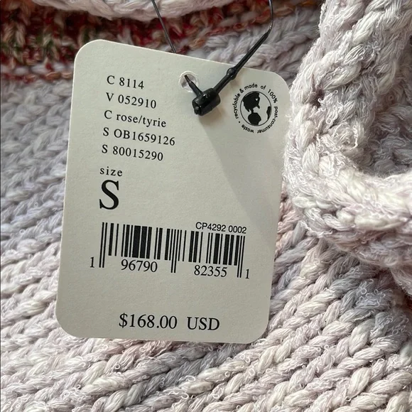 Free People Crochet Knit Cropped Hoodie - Picture 4 of 4